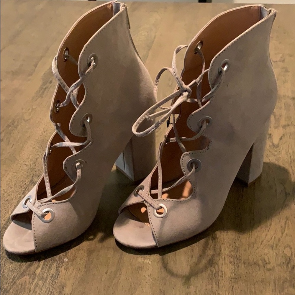 Lace up heels